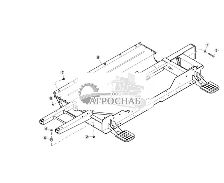 Опора, крепление кабины, передняя - ST885767 244.jpg